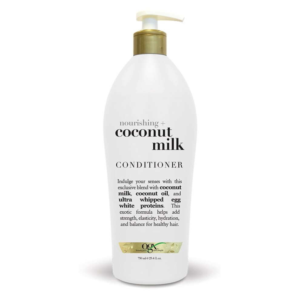 OGX Salon Size Nourishing Coconut Milk Conditioner with Pump  254 Ounce