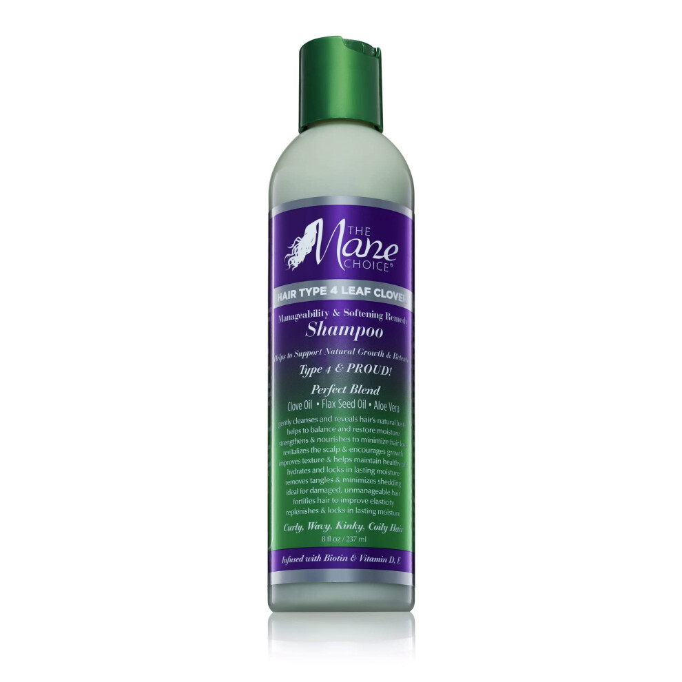 The Mane Choice Hair Type 4 Leaf Clover Manageability Softening Remedy Shampoo 8 Oz