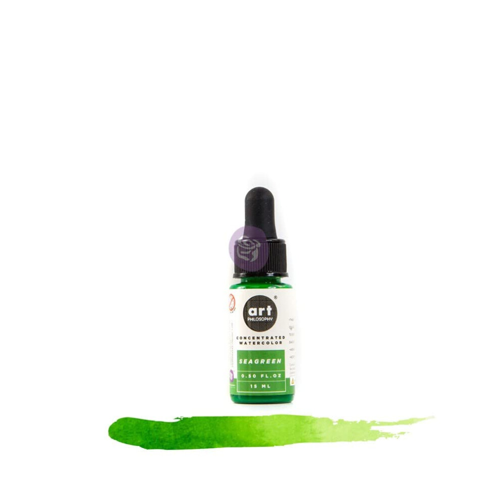 Art Philosophy Concentrate Watercolor 05 FlOz Seagreen 655350633714 Watercolor Liquid Watercolor Liquid