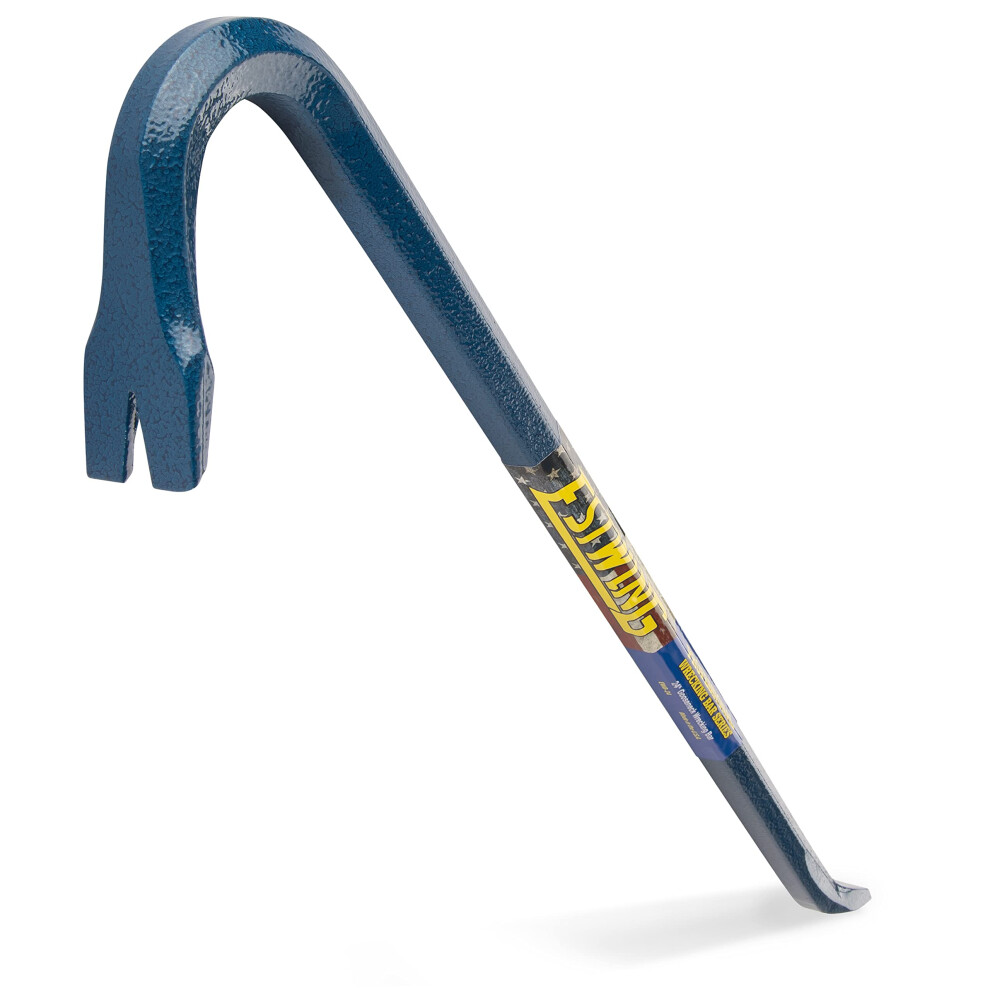 ESTWING Gooseneck Wrecking Bar  34 x 24 Pry Bar with Angled Chisel End  Forged Steel Construction  EWB24