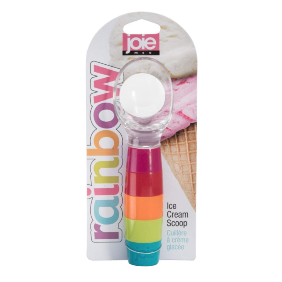 Joie Kitchen Gadgets Rainbow Ice Cream Scoop  Plastic