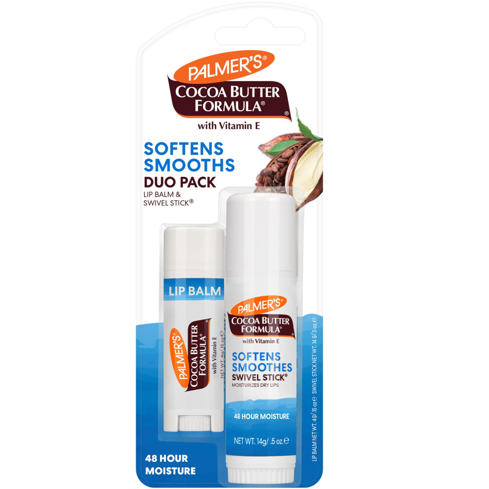 Palmers Cocoa Butter Ultimate Moisture Kit for Unisex Lip Balm SPF 15  2 Count