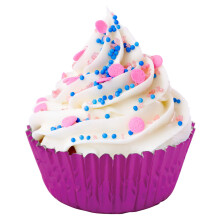 Fox Run Fuchsia Foil Muffin en Cupcake Vormpjes, Set van 32 Standaard Maat