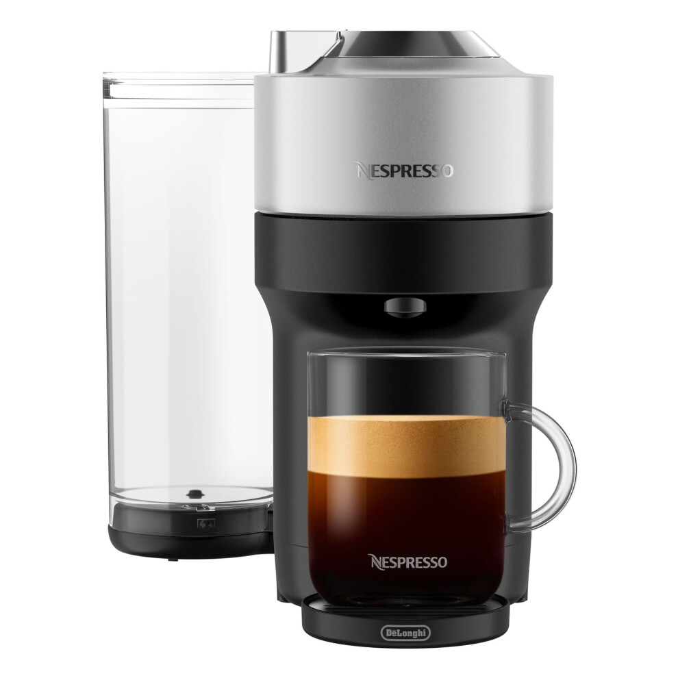 Nespresso Vertuo Pop Deluxe Coffee and Espresso Machine by DeLonghi  Silver