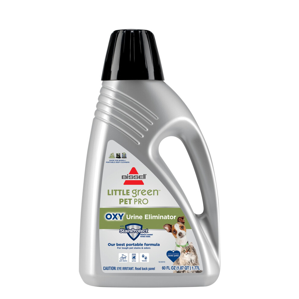 BISSELL Little Green PETPROOXY Formula for Portable Carpet Cleaners Spot  Stain  60 oz  2034F