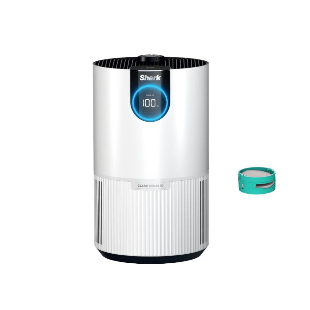 Shark HP132 Clean Sense Air Purifier with Odor Neutralizer Technology  HEPA Filter  500 sq ft  Small Room  Bedroom  Office  Ca