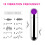 Mini Silent Bullet Vibrator for Women, Silver-Purple 7