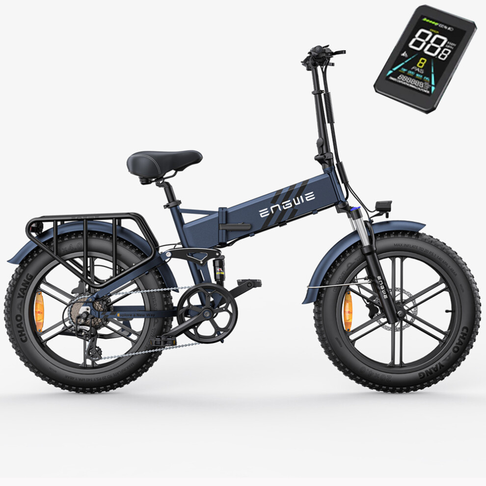 (Blue) ENGWE Engine Pro 2.0 electric bicycle, 750W 16AH.