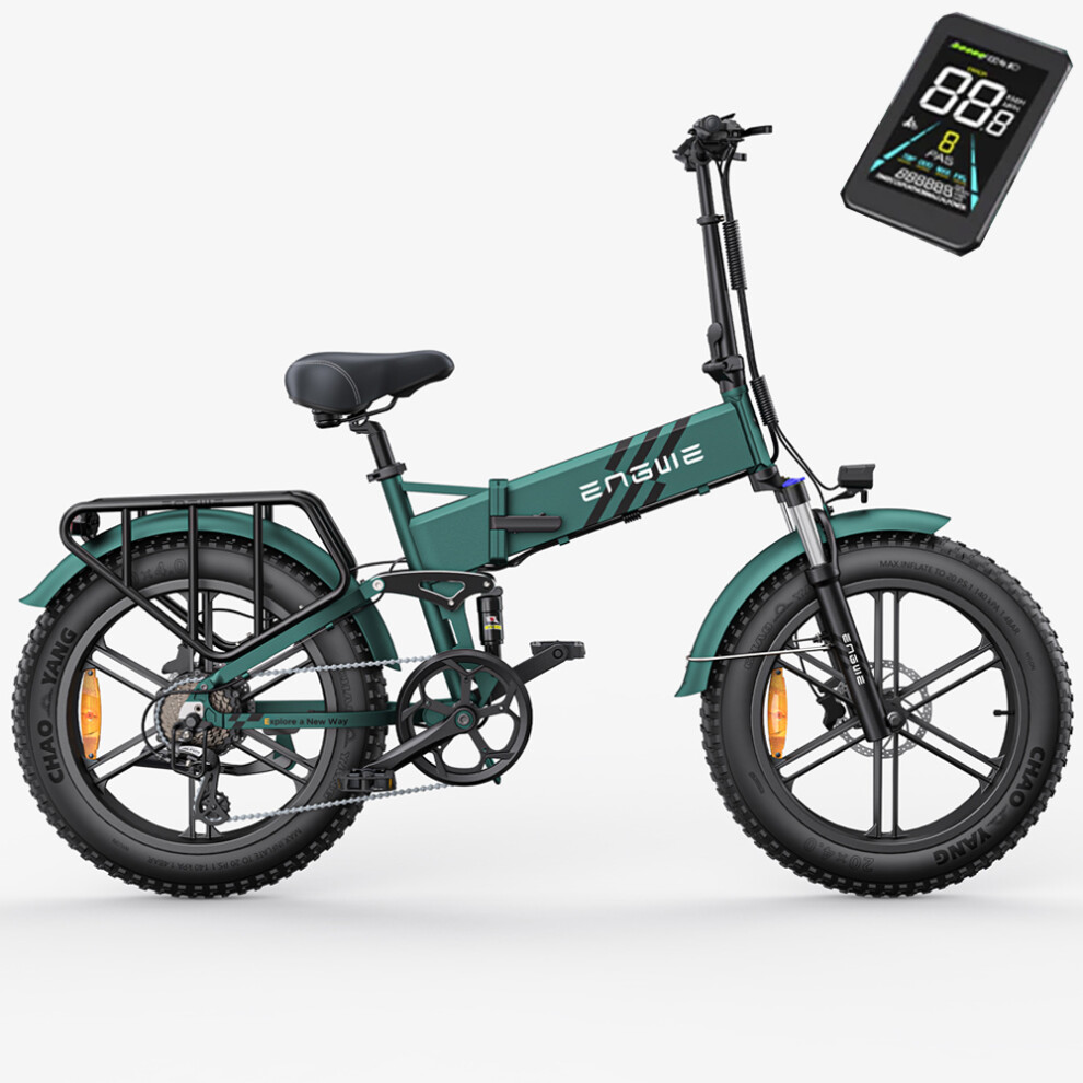 (Green) ENGWE Engine Pro 2.0 electric bicycle, 750W 16AH.