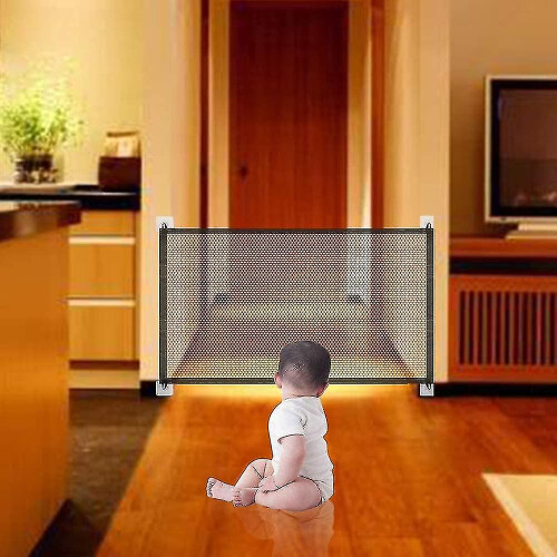 Foldable Magic Gate Dog Barrier And Stair Guard 1