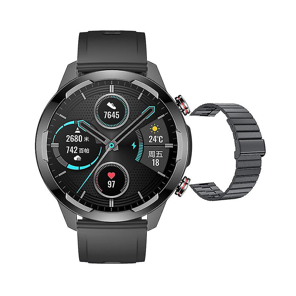 (Bl Si-Bl St Zu, Smartwatch) For Xiaomi Huawei Gt3 Smartwatch Men Android Bluetooth Call Ip68 Waterproof 100 Sport Modes Fitness Smart Watch Men 2023 7364070165582