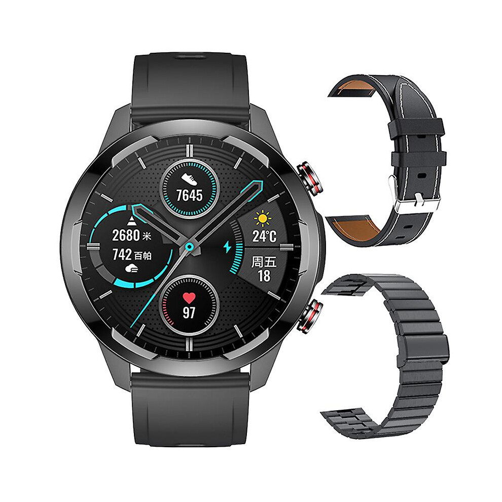 (Bl Si-Bl Le-Bl St Zu, Smartwatch) For Xiaomi Huawei Gt3 Smartwatch Men Android Bluetooth Call Ip68 Waterproof 100 Sport Modes Fitness Smart Watch Men 7364070165681