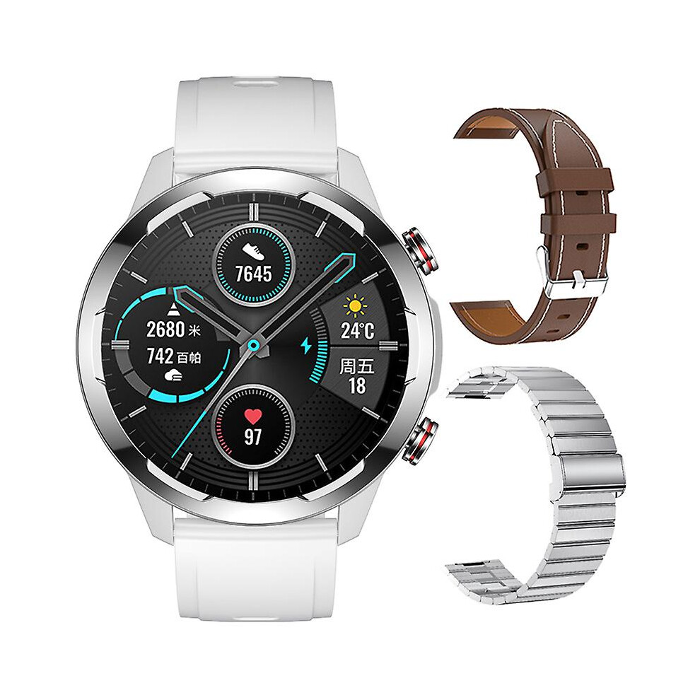 (Wh Si-Br Le-Si St Zu, Smart Watch) For Xiaomi Huawei Gt3 Smartwatch Men Android Bluetooth Call Ip68 Waterproof 100 Sport Modes Fitness Smart Watch Me 7364070165735