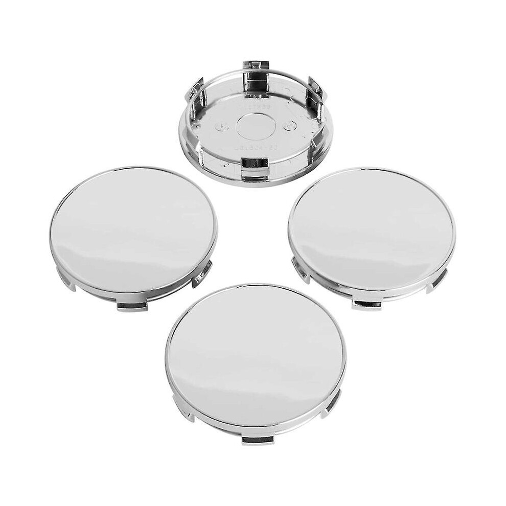 2024 69Mm Hub Covers Wheel Center Caps Compatible With 3613 6783 536, Set Of 4 (Chrome, Outer 68Mm Inner 65Mm) 7364070165889