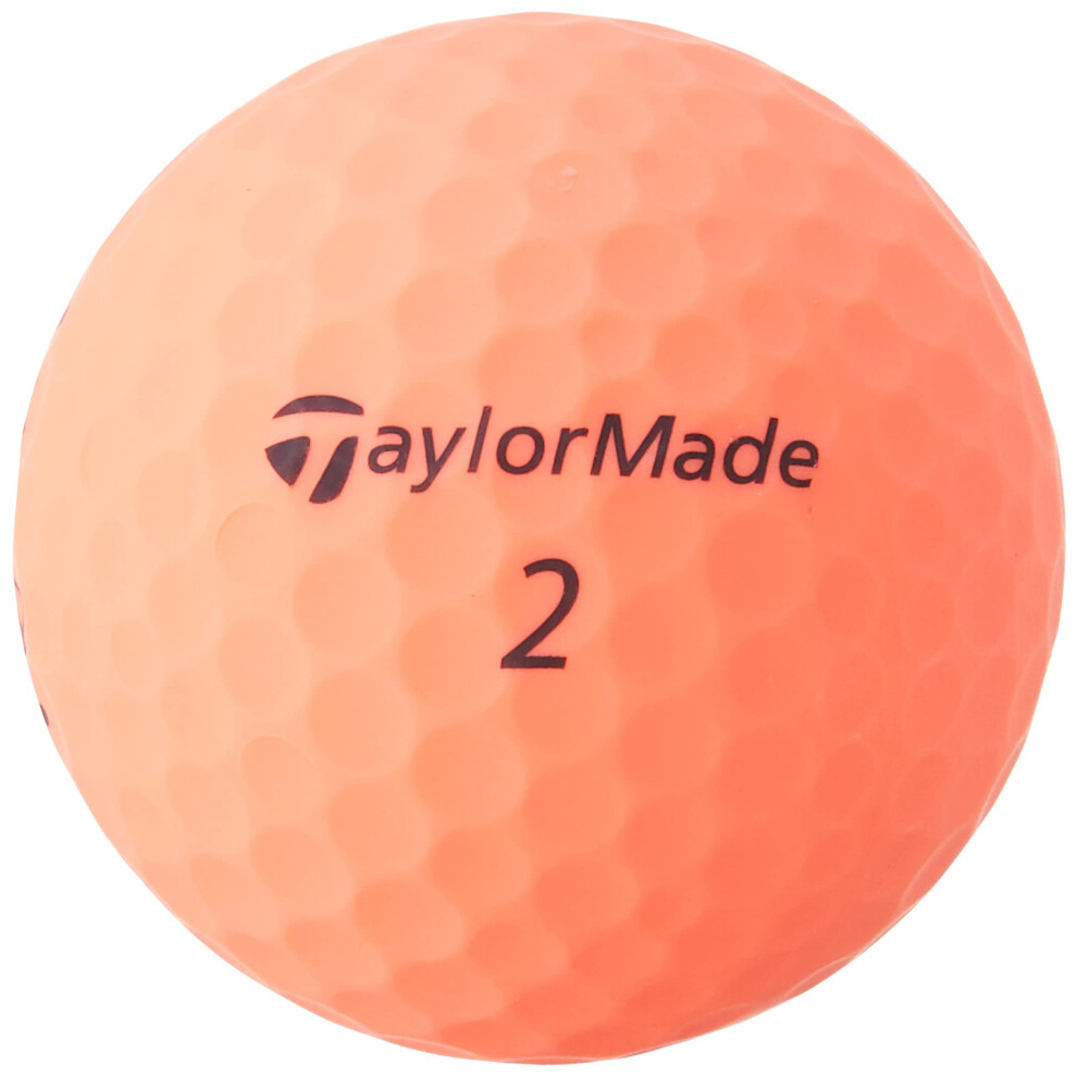 TaylorMade Kalea Golf Balls  Peach One Dozen   Large