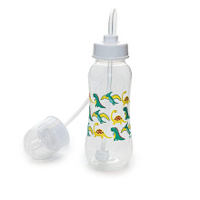 Hände-freies Babyflaschen-System - Anti-Kolik Flasche 9 oz (1 Pack - Dinosaurier)
