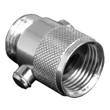 LASCO 08-2479 Wasserspar-Duschkopf mit 1/2-Zoll Innen- und Außengewinde, verchromtes Messing