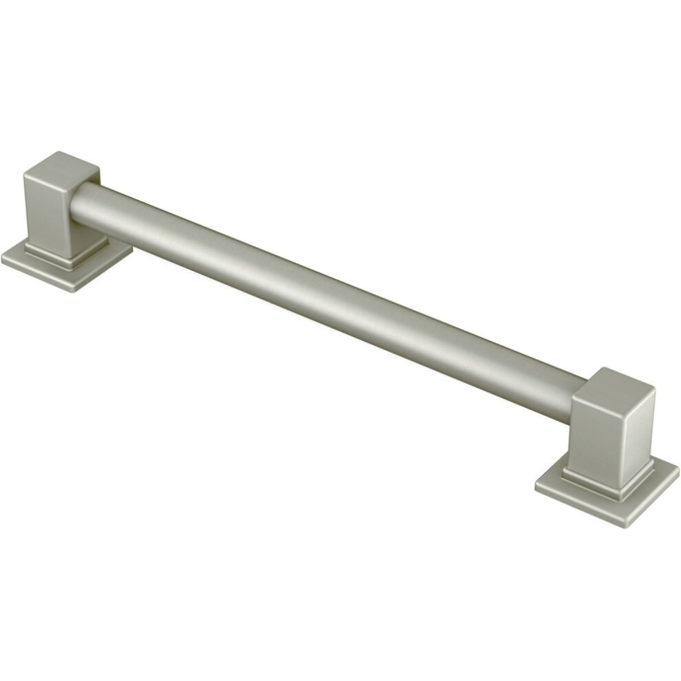 Moen Yg8824bn Bathroom Safety 24-Inch Stainless Steel Modern Bathroom Grab Bar Brushed Nickel