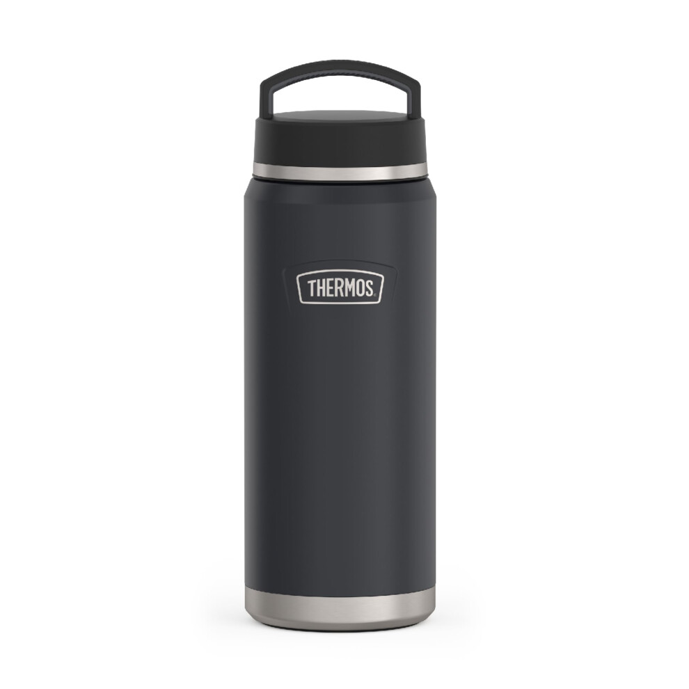 THERMOS ICON SERIES Water Bottle with Screw Top Lid  40 Ounce  Granite  Stainless Steel Vacuum Insulated Water Bottle with Lid