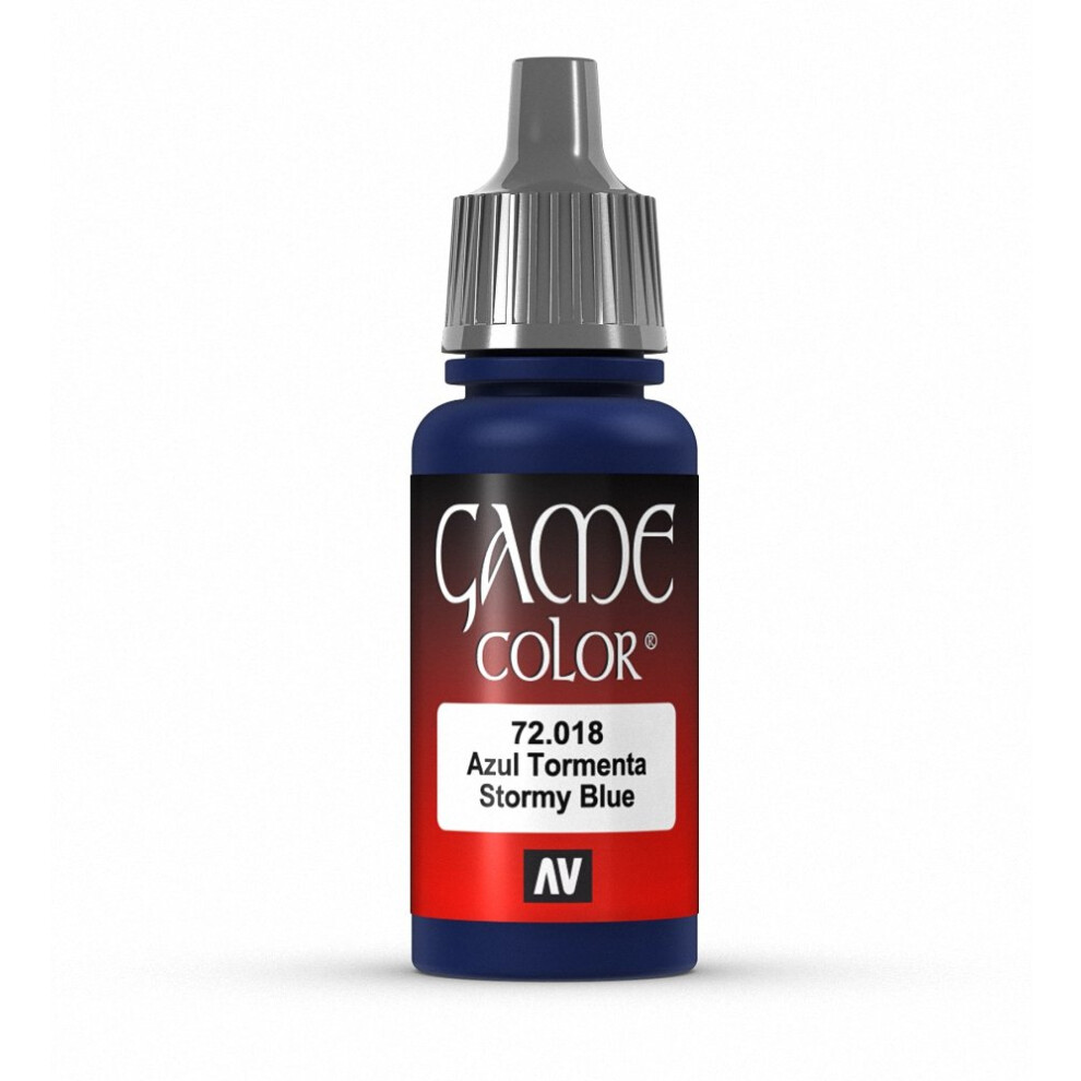 Vallejo Game Color Stormy Blue Paint  17ml