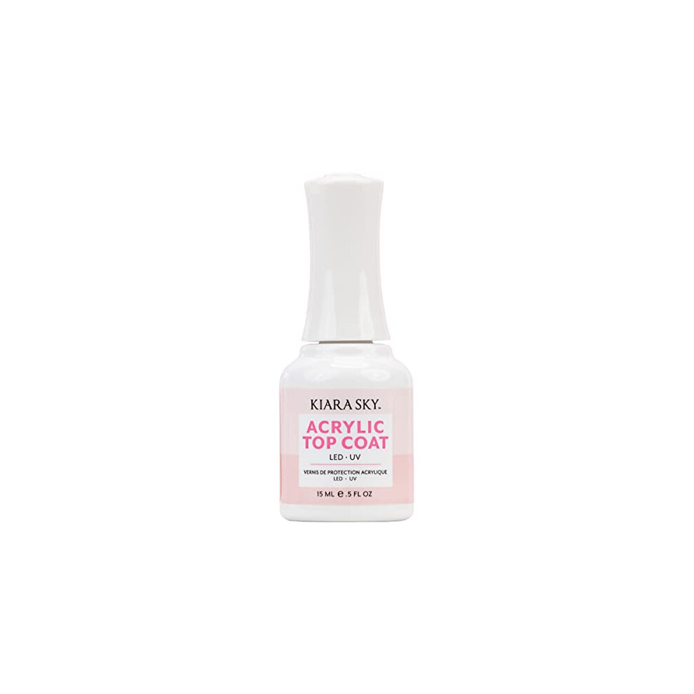 Kiara Sky Professional Nails Acrylic Essentials 0.5 Fl Oz (Acrylic Top Coat)