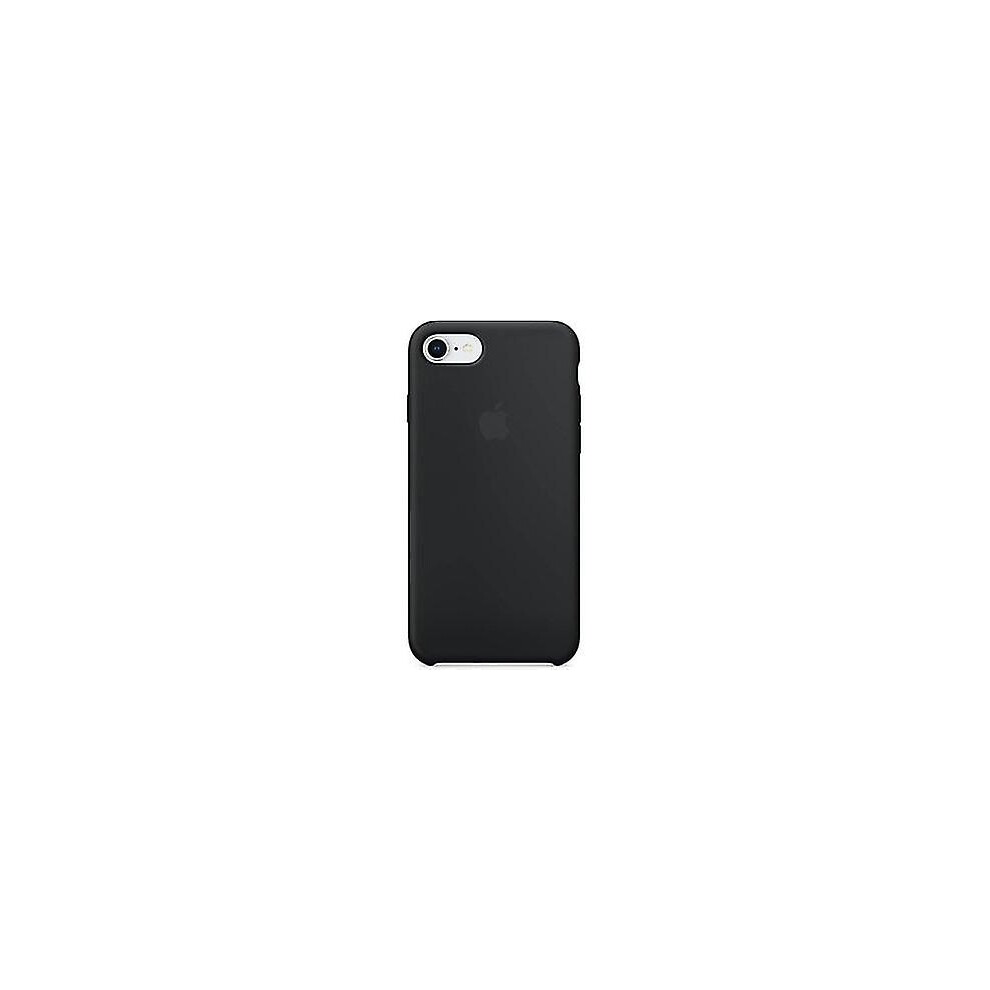 (Black) Silicone Phone Case For Iphone 7 Black 7364070172146