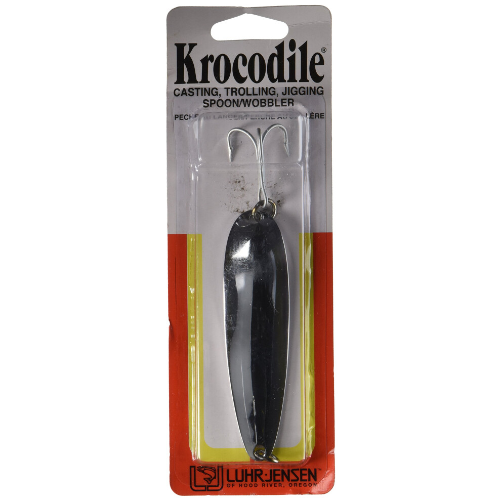 Luhr Jensen 10032140013 Krocodile Casting Spoon  4 516Inch  Chrome