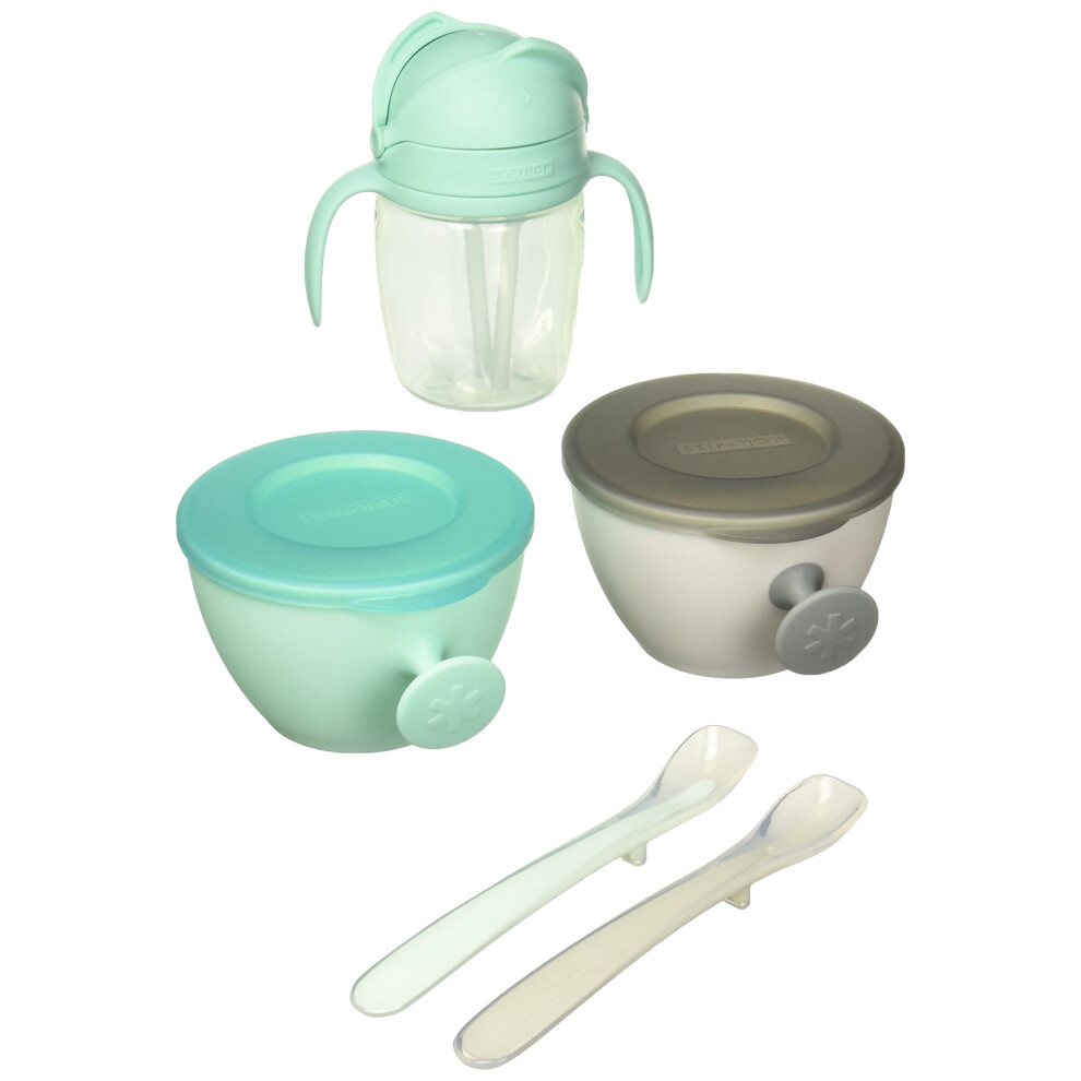 Skip Hop Baby Feeding Mealtime Gift Set  GreyTeal