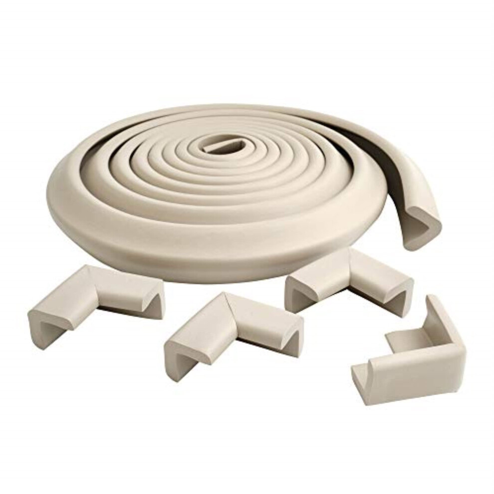 Prince Lionheart Table Edge Guard with 4 Corners  GreyBeige