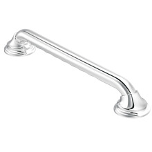 Moen Chrome Badkamer Veiligheid 24-Inch Designer Douche Steunbeugel met Gebogen Grip, LR8724D3GCH