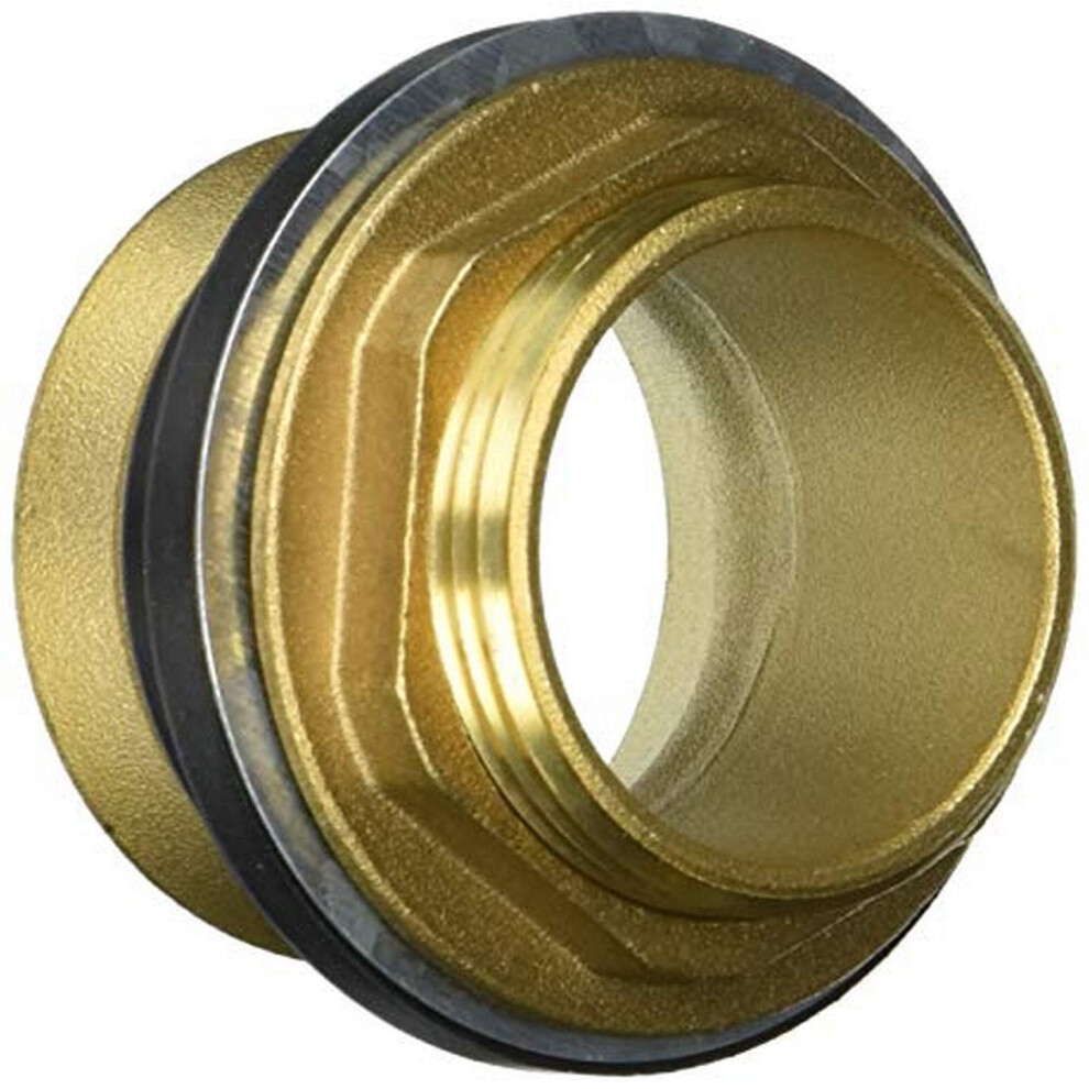 Ez-Flo Closet Spud, 1-1/2 X 1-1/2 In, Brass Plumbing Fitting For Urinals, 40135 091712401353