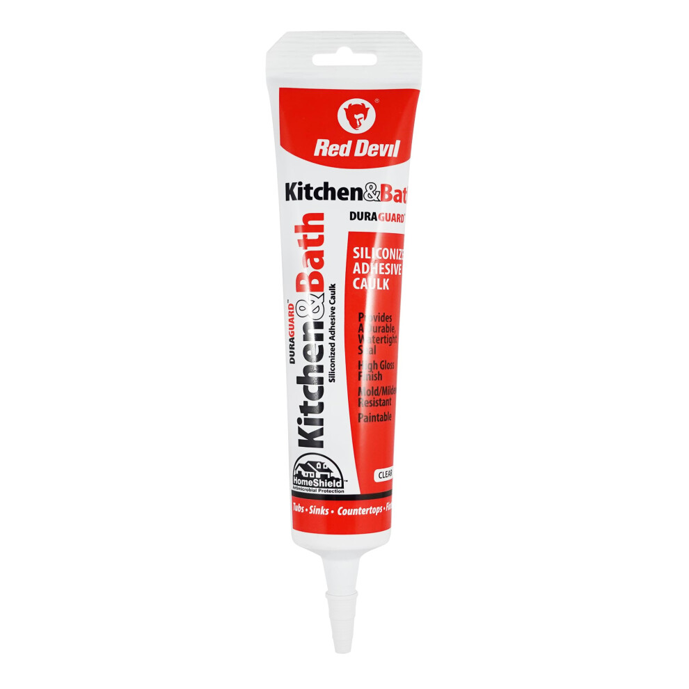 Red Devil 0445 Duraguard Kitchen  Bath Siliconized Acrylic Caulk  55 oz