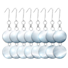 DeBird Repellent Disks 8 Pack Set Bird Deterrents for Outside Easy to Install Versatile Effective Bird Scare Devices to Sa