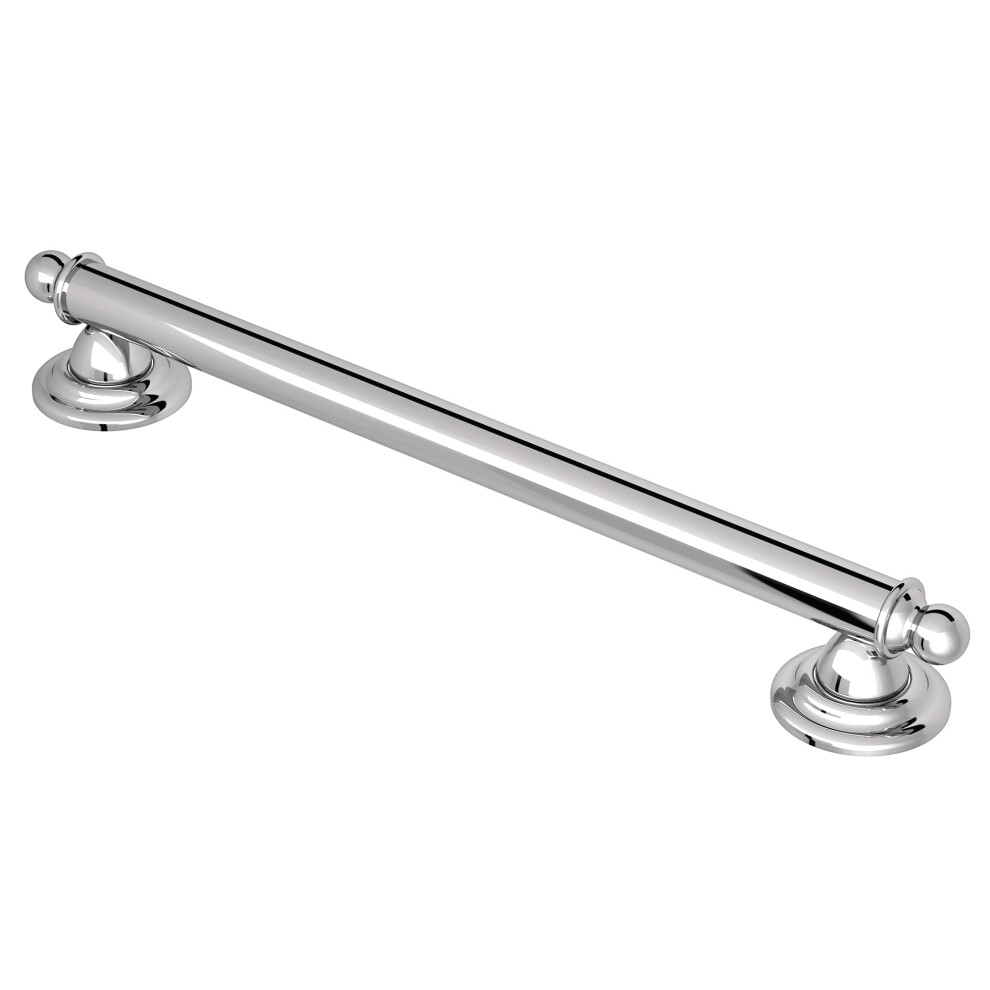 Moen Yg2218ch Bathroom Safety 18-Inch Stainless Steel Traditional Bathroom Grab Bar Chrome