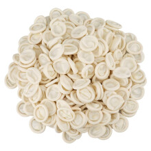 G2PLUS Dedos de Látex Desechables, 140g (Aprox. 205PCS) Protección para Dedos (Blanco)