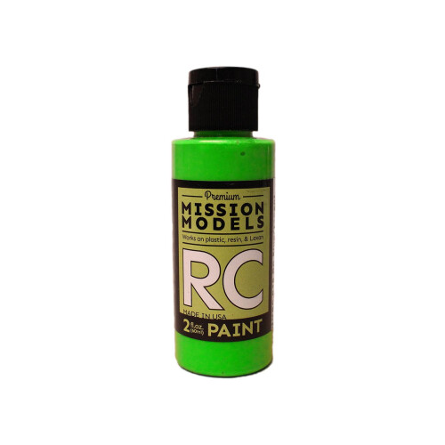 Mission Models MIOMMRC-048 Tinta RC à Base de Água 2 Oz, Verde Fluorescente