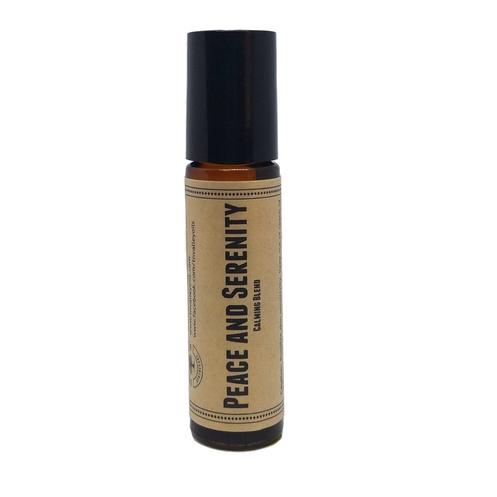 Tennessee Valley Apothecary Peace and Serenity PreDiluted Essential Oil RollOn Blend 10ml 13oz  Calming Blend