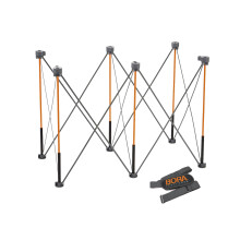 BORA Centipede CT6 36 inch Tall Portable Folding Workstand with Carry Strap Collapsible Workbench Construction table Support