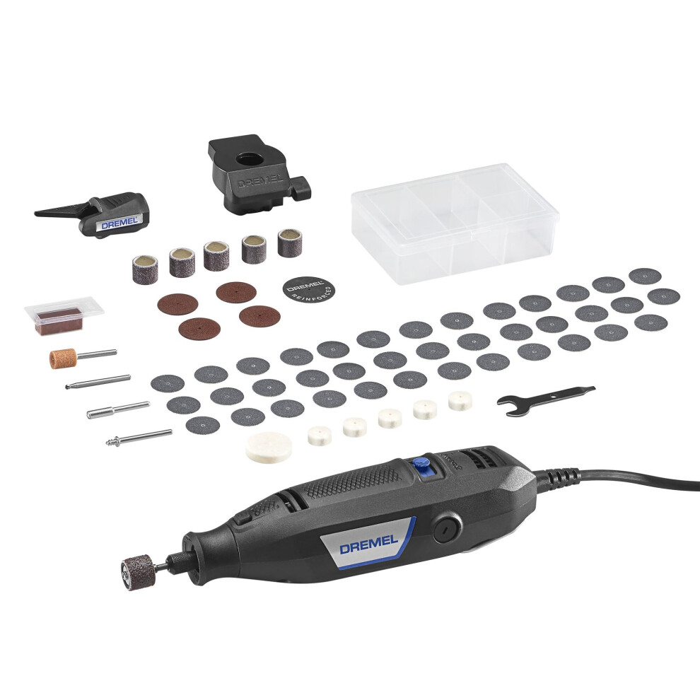 Dremel 3100260 Variable Speed Rotary Tool Kit 2 Attachments and 60 Accessories  Ideal for a Variety of Crafting and DIY Proje