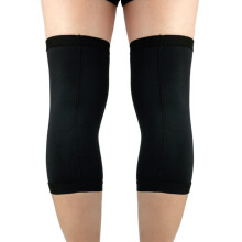 (Black, XL) (Black, XL) 2 pcs Knee Brace Compression Sleeve Support Sport Joint Injury Pain Relief Arthritis