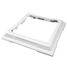 Falda de poste ajustable WEATHERABLES - Falda de poste de vinilo premium resistente a la intemperie con fαcil instalaciσn en patios, porches, pos