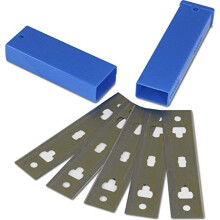 Unger Professionele Vervangende Raam en Glas Schraper Bladen, 4" (5 Bladen)