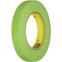 Cinta de enmascarar 3M 233+, 0.25" de ancho x 55M de largo (1 rollo)