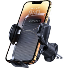 Miracase Car Phone Holder,【Ultra Stable Double Steel-Hook】