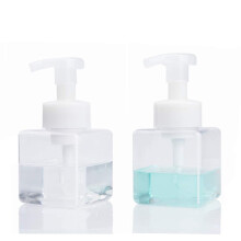 Dispensador de Sabão Espumoso UUJOLY, 250ml (9oz) Garrafa Reutilizável para Sabão Líquido (2 Pçs) (Transparente)