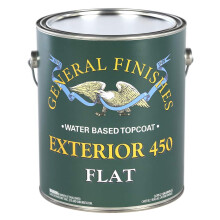General Finishes Exterior 450 Water Based Topcoat, 1 Gallon, Mat