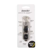 Nite Ize Doohickey Ratchet Key Tool - Keychain Multitool With Carabiner Clip - Pocket Tool med herskerflaskeåbner -skruenøgler Pry Tool Scoring P