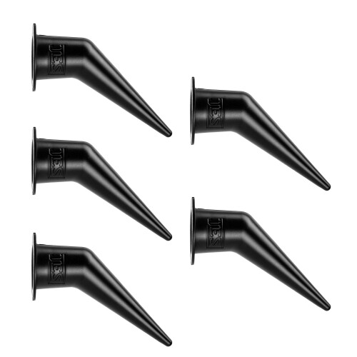 JES Angle Nozzle for Sausage and Bulk Caulk Guns  5Pack