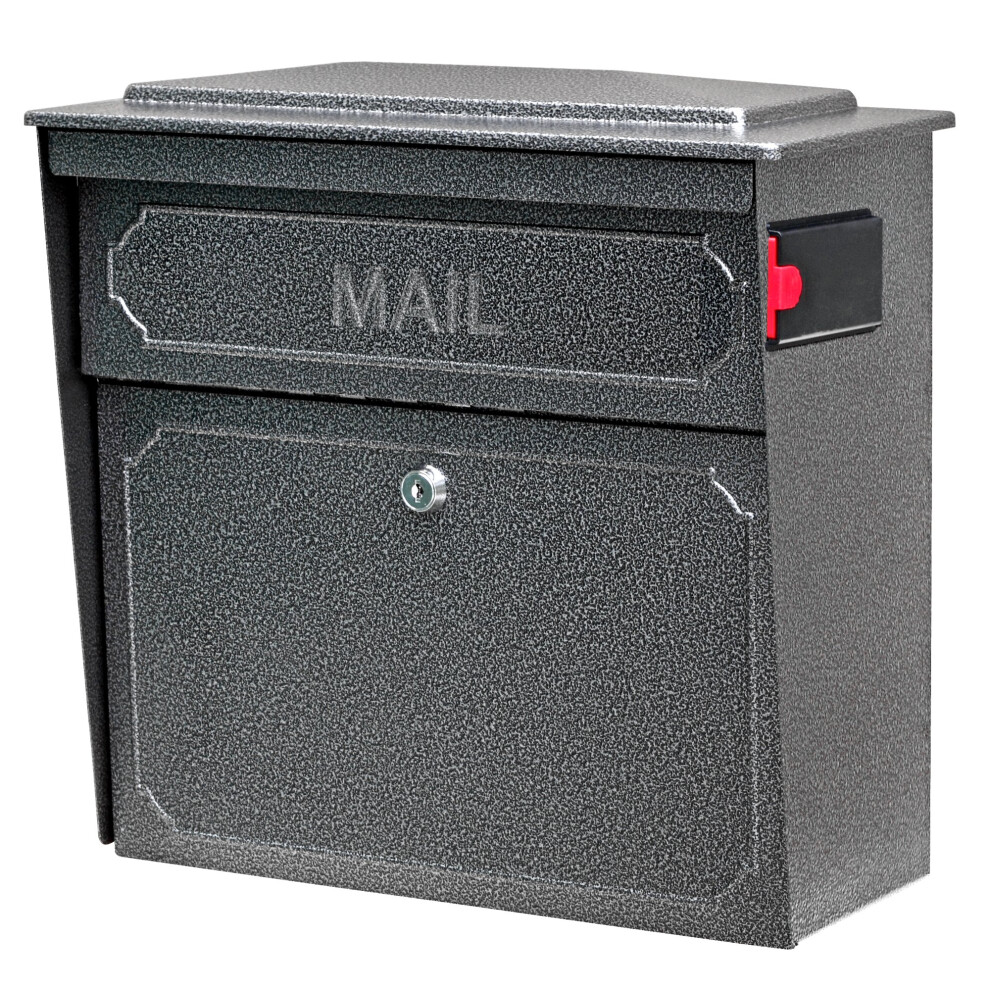 Mail Boss 7175 Townhouse Locking Security Wall Mount Mailbox  Galaxy Medium