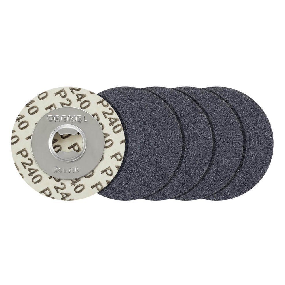 Dremel EZ Lock 240 Grit Sanding Discs for Rotary Tools  5Pieces EZ413SA